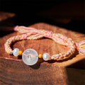 Fortune Jewel Chalcedony Peace Buckle Positive Bracelet - Fortune Jewel
