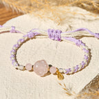 Fortune Jewel Pink Crystal Cat Warmth Love Bracelet - Fortune Jewel