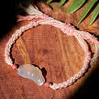 Fortune Jewel Chalcedony Cat Positive Harmony Bracelet - Fortune Jewel