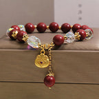 Fortune Jewel Sandalwood Lucky Bag Charm Healing Bracelet - Fortune Jewel