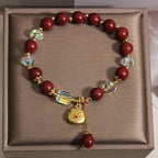 Fortune Jewel Sandalwood Lucky Bag Charm Healing Bracelet - Fortune Jewel