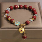 Fortune Jewel Sandalwood Lucky Bag Charm Healing Bracelet - Fortune Jewel