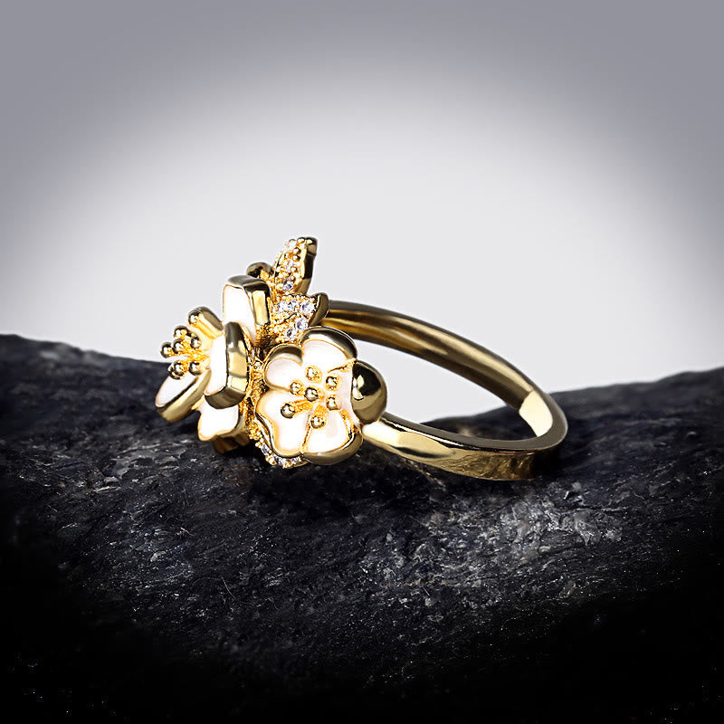 Fortune Jewel Daisy Copper Luck Balance Ring - Fortune Jewel