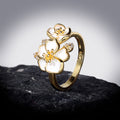 Fortune Jewel Daisy Copper Luck Balance Ring - Fortune Jewel