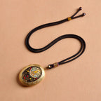 Fortune Jewel Copper Kwan Yin Avalokitesvara Zakiram Wealth Pendant Necklace - Fortune Jewel