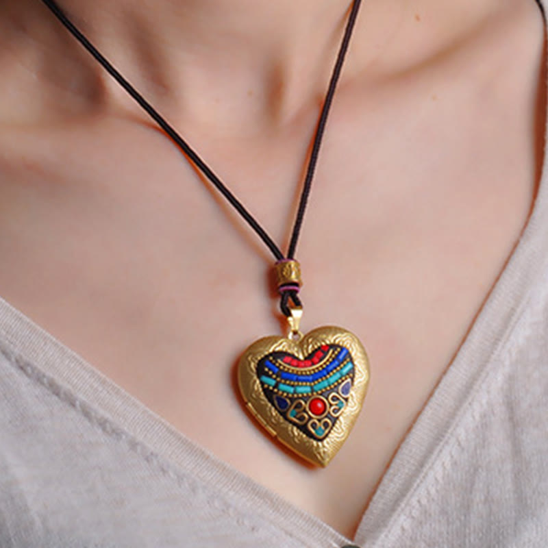 Fortune Jewel Copper Kwan Yin Avalokitesvara Zakiram Wealth Pendant Necklace - Fortune Jewel