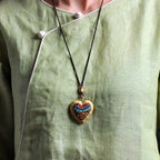 Fortune Jewel Copper Kwan Yin Avalokitesvara Zakiram Wealth Pendant Necklace - Fortune Jewel