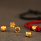 Fortune Jewel Tibet Handmade 999 Gold Om Mani Padme Hum Luck Protection Bracelet - Fortune Jewel