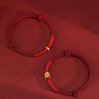 Fortune Jewel 999 Gold Ring Design Handmade Luck Braided Red Rope Bracelet Anklet - Fortune Jewel