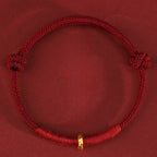 Fortune Jewel 999 Gold Ring Design Handmade Luck Braided Red Rope Bracelet Anklet - Fortune Jewel