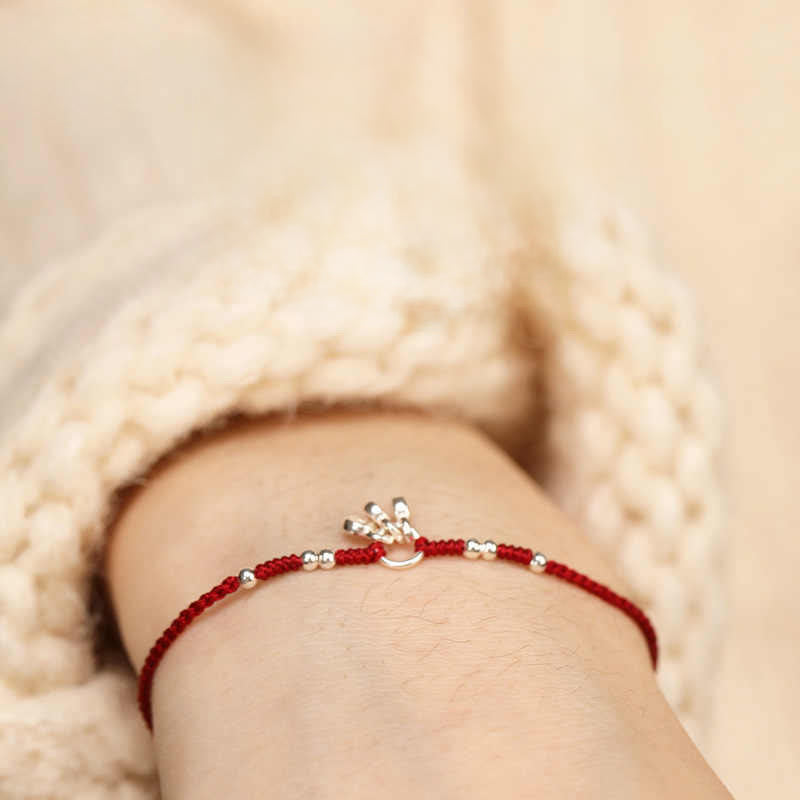 Fortune Jewel Handcrafted 925 Sterling Silver Copper Coins Design Protection Strength Ultra-Thin Bracelet Anklet - Fortune Jewel