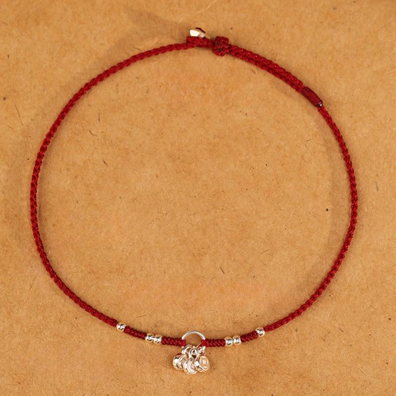Fortune Jewel Handcrafted 925 Sterling Silver Copper Coins Design Protection Strength Ultra-Thin Bracelet Anklet - Fortune Jewel