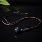 Fortune Jewel Tiger's Eye Silver Sheen Obsidian Gold Sheen Obsidian Rainbow Obsidian Positive Necklace Pendant - Fortune Jewel