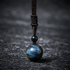 Fortune Jewel Tiger's Eye Silver Sheen Obsidian Gold Sheen Obsidian Rainbow Obsidian Positive Necklace Pendant - Fortune Jewel