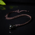 Fortune Jewel Tiger's Eye Silver Sheen Obsidian Gold Sheen Obsidian Rainbow Obsidian Positive Necklace Pendant - Fortune Jewel