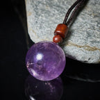 Buddha Stones White Crystal Pink Crystal Tiger Eye Smoky Quartz Protection Necklace Pendant - Fortune Jewel