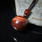 Buddha Stones White Crystal Pink Crystal Tiger Eye Smoky Quartz Protection Necklace Pendant - Fortune Jewel