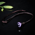 Fortune Jewel Amethyst Yellow Agate Various Agate Pink Crystal Lazurite Lapis Lazuli Balance Necklace Pendant - Fortune Jewel