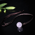 Fortune Jewel Amethyst Yellow Agate Various Agate Pink Crystal Lazurite Lapis Lazuli Balance Necklace Pendant - Fortune Jewel