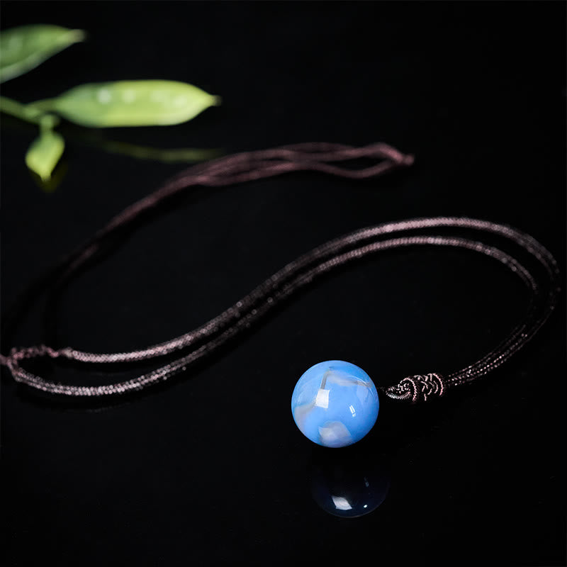Fortune Jewel Amethyst Yellow Agate Various Agate Pink Crystal Lazurite Lapis Lazuli Balance Necklace Pendant - Fortune Jewel