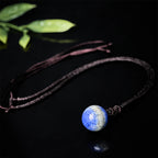 Fortune Jewel Amethyst Yellow Agate Various Agate Pink Crystal Lazurite Lapis Lazuli Balance Necklace Pendant - Fortune Jewel