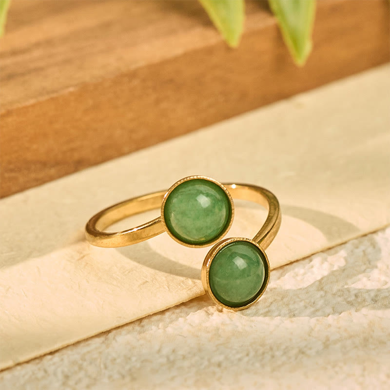 Fortune Jewel Titanium Steel Balance Calm Ring - Fortune Jewel