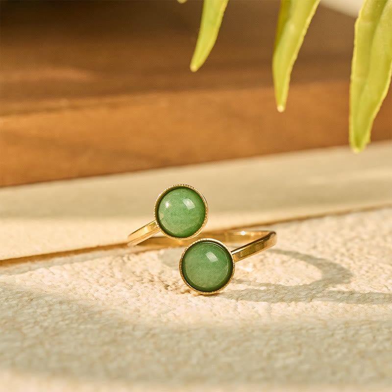 Fortune Jewel Titanium Steel Balance Calm Ring - Fortune Jewel