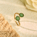 Fortune Jewel Titanium Steel Balance Calm Ring - Fortune Jewel