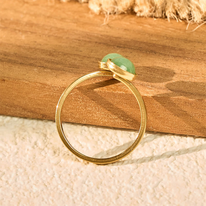 Fortune Jewel Titanium Steel Balance Calm Ring - Fortune Jewel