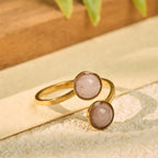 Fortune Jewel Titanium Steel Balance Calm Ring - Fortune Jewel