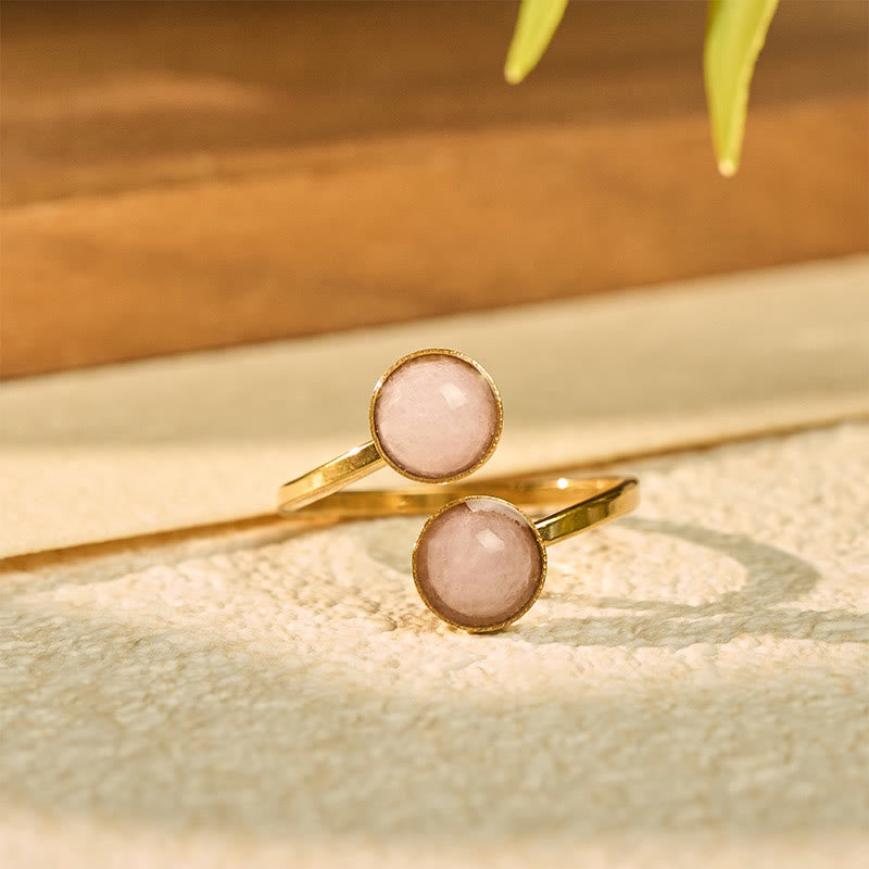 Fortune Jewel Titanium Steel Balance Calm Ring - Fortune Jewel