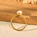 Fortune Jewel Titanium Steel Balance Calm Ring - Fortune Jewel
