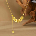 Fortune Jewel 925 Sterling Silver Five-Emperor Coins Protection Ring Bracelet Necklace Pendant