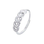 Fortune Jewel 925 Sterling Silver Five-Emperor Coins Protection Ring Bracelet Necklace Pendant