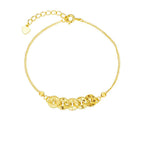 Fortune Jewel 925 Sterling Silver Five-Emperor Coins Protection Ring Bracelet Necklace Pendant