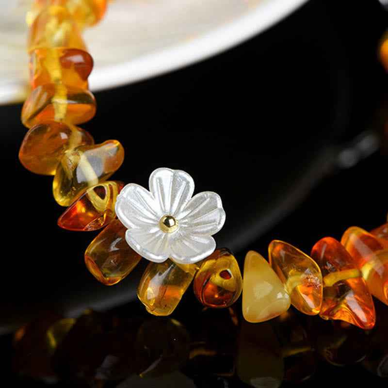 Fortune Jewel Natural Aquamarine Peridot Strawberry Quartz Various Crystals Serenity Bracelet