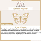 Fortune Jewel 999 Sterling Silver Butterfly Protection Necklace Pendant