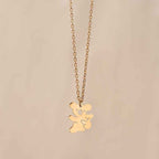 Fortune Jewel "FOR DEAREST MOTHER" Koala Titanium Steel Calm Necklace Pendants Includes Gift Message Card
