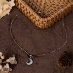 Fortune Jewel "FOR DEAREST MOTHER" Moon Star 925 Sterling Silver Calm Necklace Pendants Includes Gift Message Card