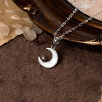 Fortune Jewel "FOR DEAREST MOTHER" Moon Star 925 Sterling Silver Calm Necklace Pendants Includes Gift Message Card