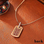 Fortune Jewel Gourd Hollow Design Copper Protection Necklace Pendant