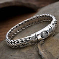 Fortune Jewel Wide Chain Copper Braided Luck Cuban Bracelet