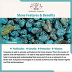 Fortune Jewel Synthetic Turquoise Braided Leather Bold Bracelet