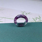 Fortune Jewel Natural Fluorite Protection Ring