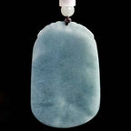 Fortune Jewel Natural Jade Carving Double Koi Fish Rope Prosperity Necklace Pendant