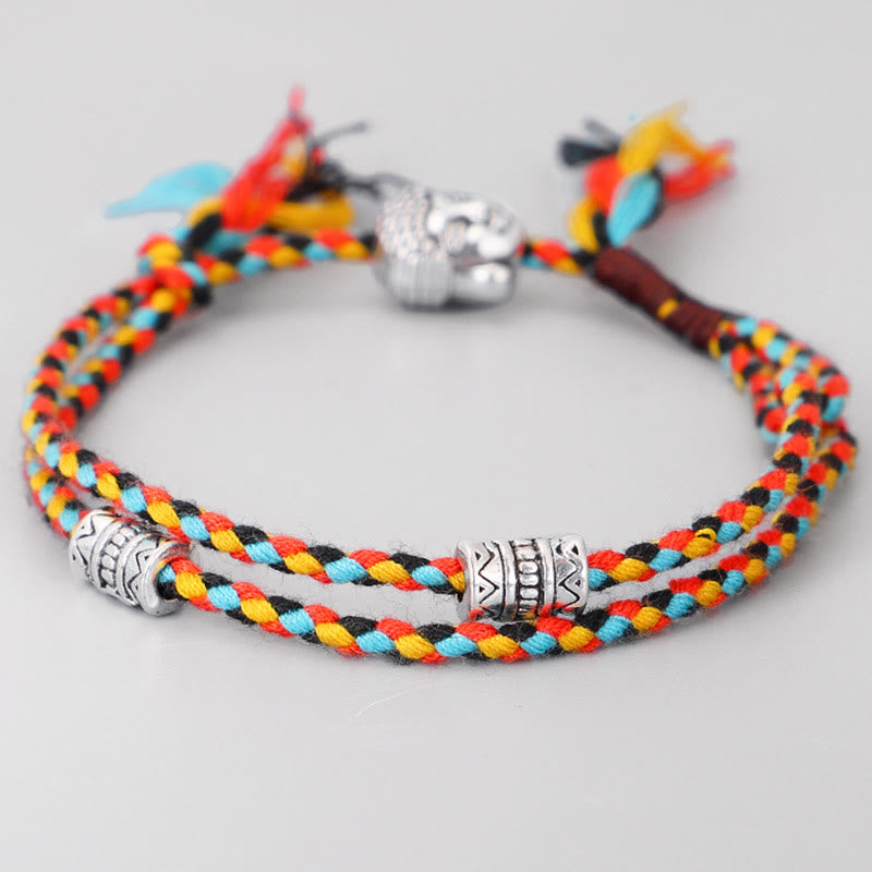 Fortune Jewel  Head Serenity String Bracelet