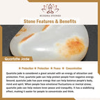 Fortune Jewel Craved Bamboo Natural Pink Quartzite Jade Protection Necklace Pendant