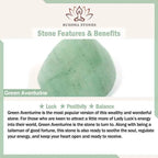Fortune Jewel Angel Numbers White Crystal Red Jasper Pink Crystal Green Aventurine Meditation Palm Stone