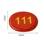 Fortune Jewel Angel Numbers White Crystal Red Jasper Pink Crystal Green Aventurine Meditation Palm Stone
