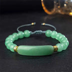 Fortune Jewel Amethyst Green Aventurine Tiger Eye Strawberry Quartz Positive Transformation Bracelet